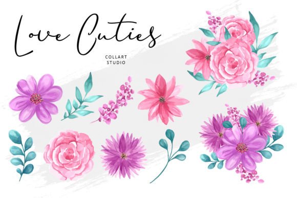 Charming Valentine's Art: Hand-Drawn Clipart for Your Designs