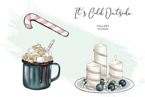 Christmas Illustrations & Xmas Sweets: A Hand-Drawn Delight for Your Holiday Projects