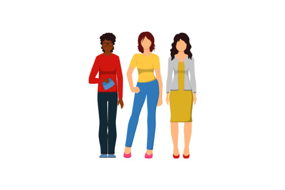 Family Member Set Illustrations Vector: A Complete Creative Asset