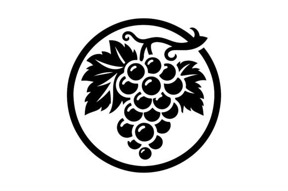 Grape Fruit Logo Icon Illustrations: Fresh Visuals for Your Brand