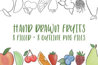 Hand Drawn Fruit Illustrations: A Fresh Asset for Your Projects