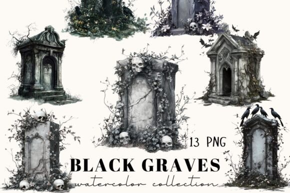 Hauntingly Beautiful Art: 13 Watercolor Graves Illustrations