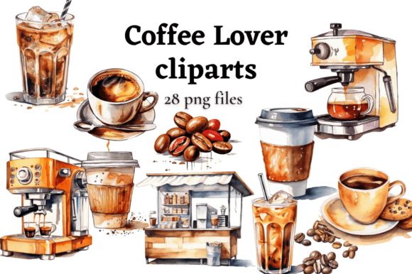 Warm Up Your Designs with Watercolor Coffee Illustrations